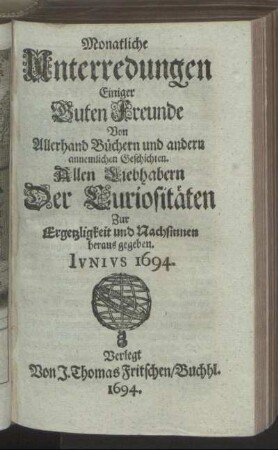 Junius 1694.