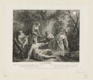 La Soirée, Blatt 3 der Folge "Les Quatre heures du jour"