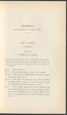 Dorrego - (Conclusión) : Drama histórico en cuatro actos