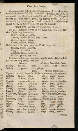 127-173, Von den Verbis Irregularibus in ere.