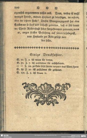 Einige Druckfehler