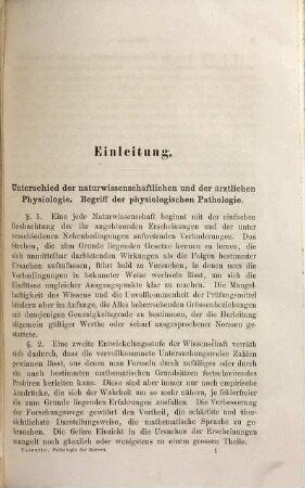 Versuch einer physiologischen Pathologie der Nerven, 1