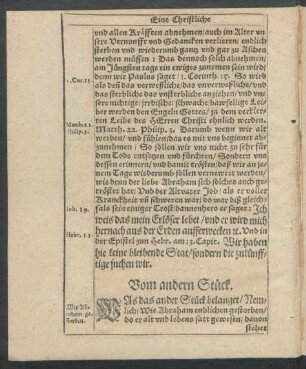 Vom andern Stück.