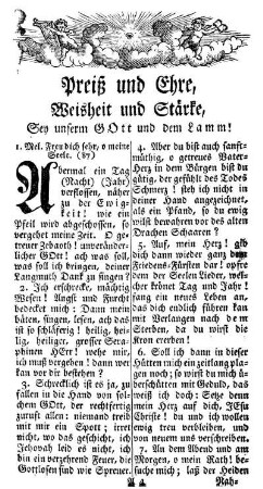 A - Mel. Freu dich sehr, o meine Seele (87)