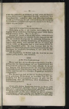 XXII. Zu Art. 58 der Strafproceßordnung