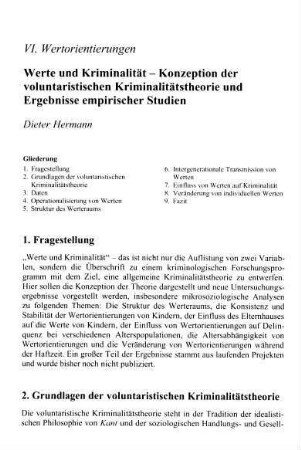 432-505, VI. Wertorientierungen