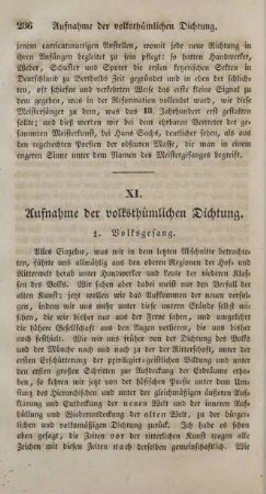 1. Volksgesang