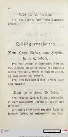 Bildhauerarbeiten