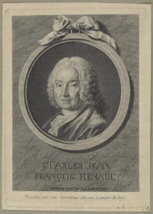 Bildnis des Charles Jean François Henault