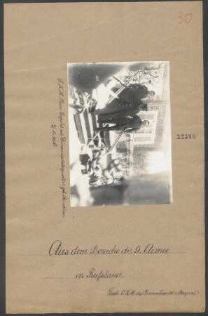 S.K.H. Prinz Leopold im Divisionsstabsquartier zu Boratina