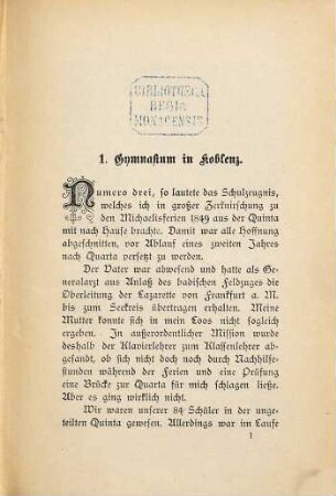 Jugend-Erinnerungen