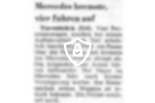 [Name maskiert] vier fuhren auf