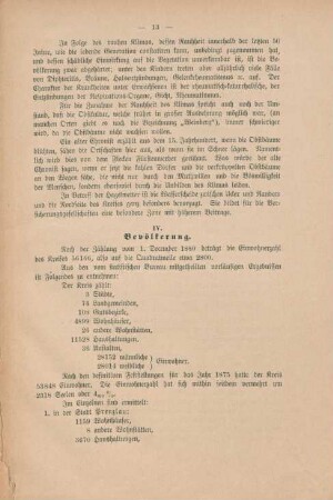 IV. Bevölkerung
