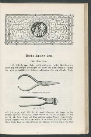 Metallarbeiten.