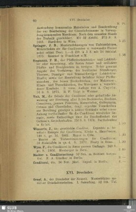 XVI. Drechsler