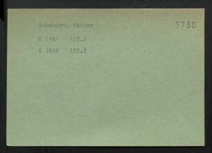 Schubert, Walter
