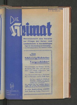 September 1935, Nr. 9, 45. Jahrgang