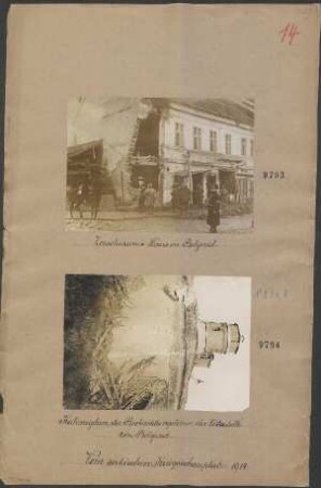 Zerschossenes Haus in Belgrad