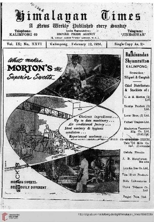 No. XXVI (12 February 1956)