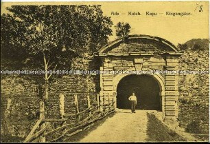 Ruine der Festung auf der Insel Ada Kaleh