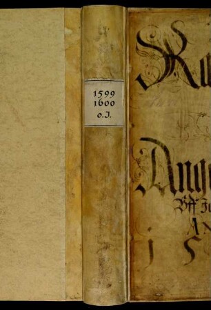Ratsprotokolle, 1599 Juli 31. - 1600 Juli 22.