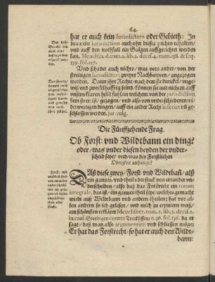 Die Fünffzehende Frag.