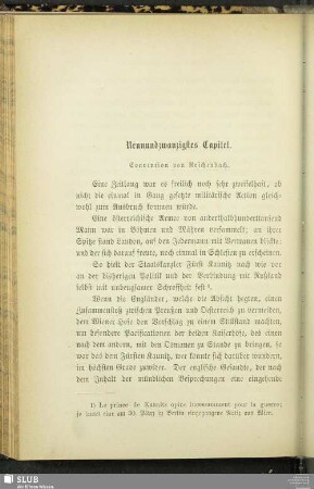 Neunundzwanzigstes Capitel. Convention von Reichenbach