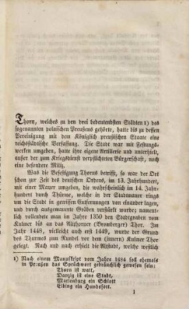 Die Belagerungen der Stadt und Festung Thorn seit dem 17. Jahrhundert