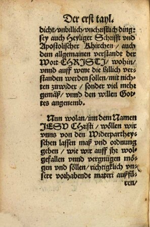Gründtlicher wahrer Bericht von catholischer Communnion