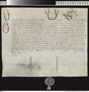 Aussteller: Pius VI. Empfänger: Bischöfe von "Biblona" und "Larandona". Betreff: Erhebung des Ignacy Blazej Franciszek Krasicki [auch: Graf Ignatius Krasicki], Bischof von Ermland, zum Erzbischof von Gnesen