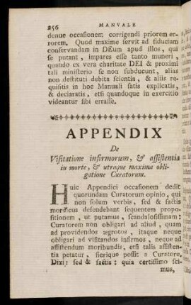256-266, Huic Appendici occasionem ...