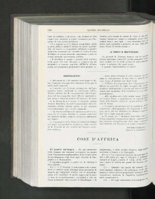 Cose D'Affrica.