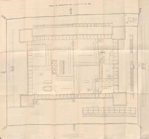 Plan of the Midnapore jail