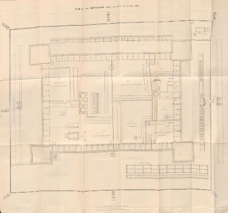 Plan of the Midnapore jail
