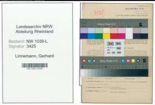 Entnazifizierung Gerhard Linnemann , geb. 10.10.1901 (Strassenmeister)