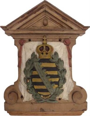 Wappen vom Eingang der Dresdner Münzstätte