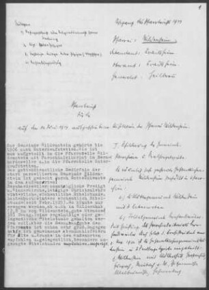 Wildenstein-Bernhardsweiler mit Lautenbach und Steinbach/Wald: Pfarrbericht 1933