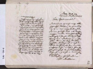 Schreiben an Scheidemantel (Brief)