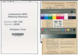 Entnazifizierung Ernst Schippers , geb. 26.04.1897 (Werkmeister)