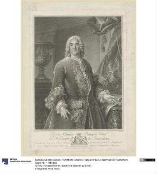 Porträt des Charles François Paul Le Normant de Tournehem
