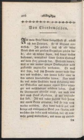 Von Ebendemselben