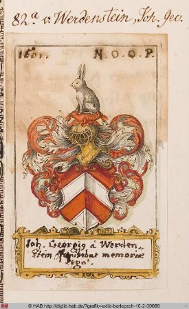 Wappen des Johannes Georg Werdenstein