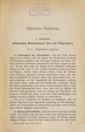Das heilige Land und seine Heiligthümer : ein Pilgerführer, zugleich zur Erinnerung an die Pilgerfahrt, wie auch zum Privatstudium ; mit Karten, Plänen und Ansichten, 1. Jaffa, Lydda, Ramleh, Jerusalem und seine Umgebung