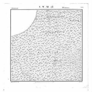 Kartenblatt SW XII 46 Stand 1837