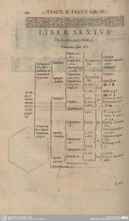 Liber Sextus. De Arithmetica Musica.