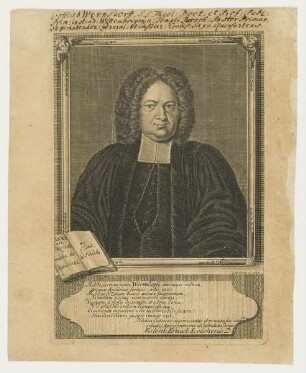 Bildnis des Wernsdorfus