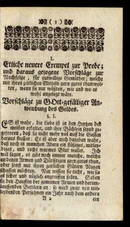 Siebenzehender Theil. Artikel 1. - 2.