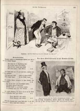 "Falsche Anschauung" "Der Herr Sanitätsrath in der Sommerfrische"