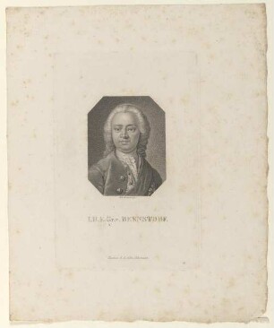 Bildnis des J. H. E. von Bernstorff