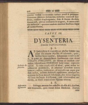 Capvt VII. De Dysenteria